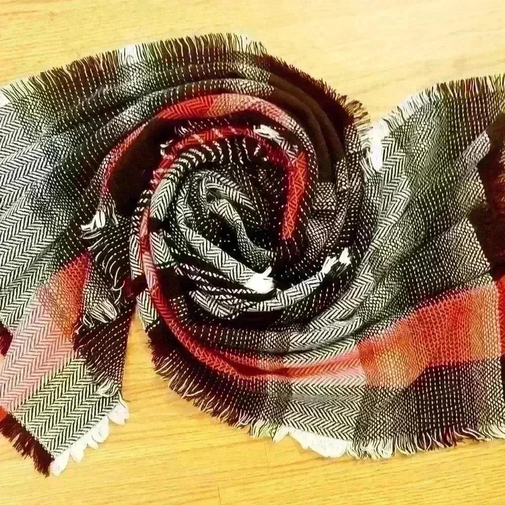 MERONA Womans Scarf REVERSIBLE Hajib Shoulder Rectangle Wrap 76 x 28